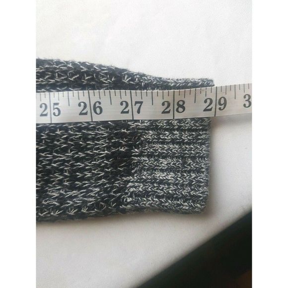 A new approach Sweater Boho Size Large Knit Womens Crocheted Oversized Gray Sz L - Picture 12 of 12